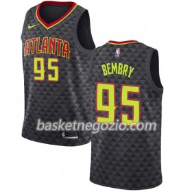 Canotte Uomo Atlanta Hawks DeAndre Bembry 95 Nike 2017-18 Nero Swingman
